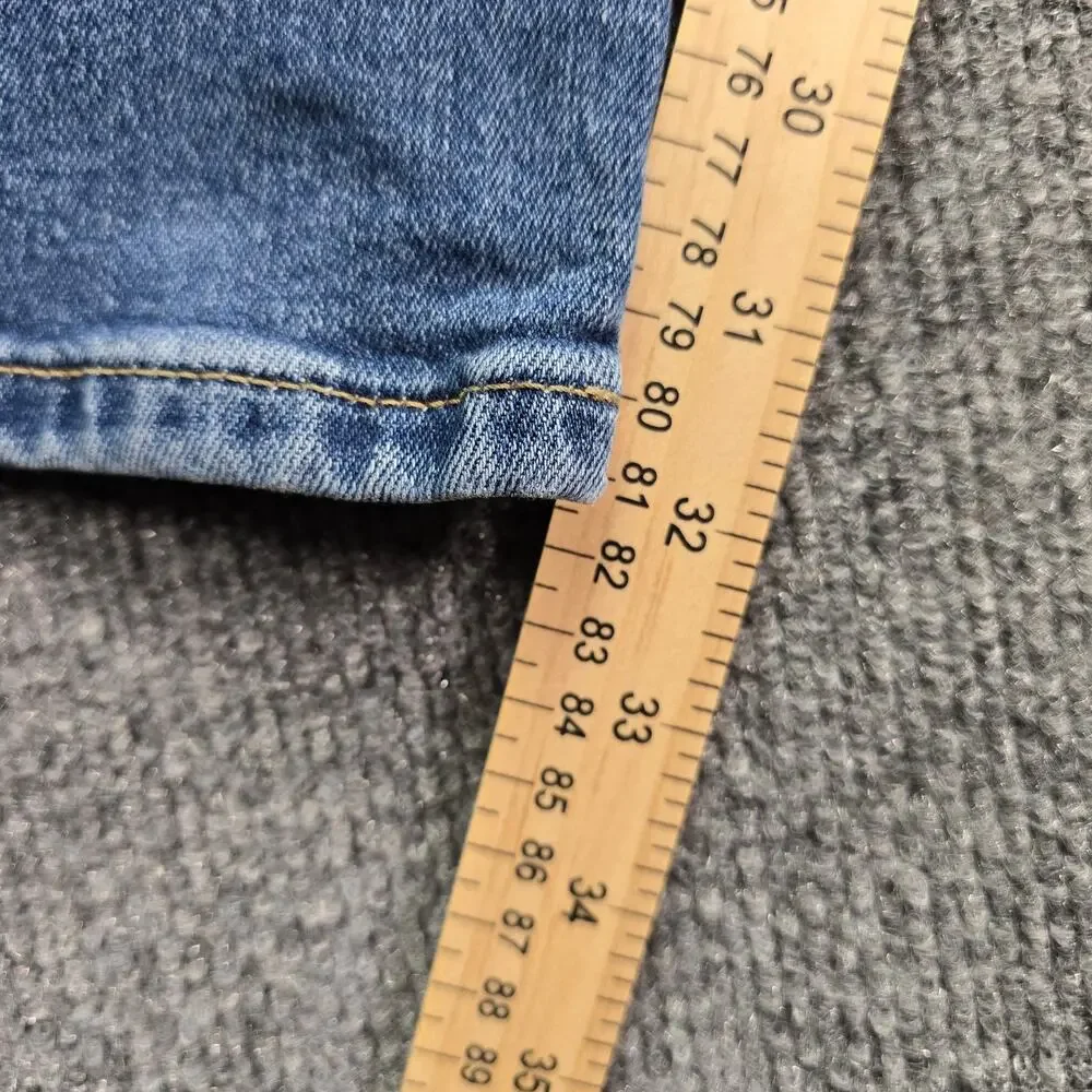 Boss Delaware Slim Fit Jeans Mens 38x34 (38x32) Blue Medium Wash Denim Stretch